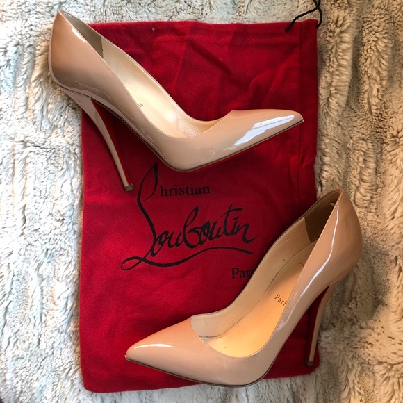 Christian Louboutin Shoes - Christian Louboutin Batignolles 120mm Nude Patent